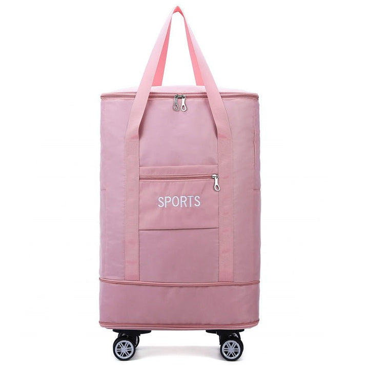 Travel Bag Large Capacity Removable Universal Wheel Portable Luggage Bag - Madee's Boutique AMAZON AMAZON Pink