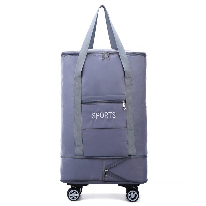 Travel Bag Large Capacity Removable Universal Wheel Portable Luggage Bag - Madee's Boutique AMAZON AMAZON Gray