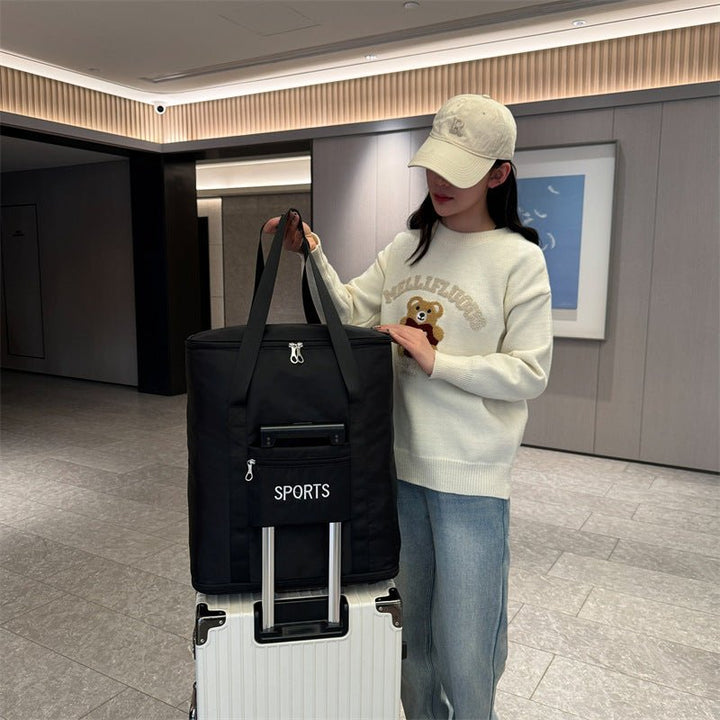 Travel Bag Large Capacity Removable Universal Wheel Portable Luggage Bag - Madee's Boutique AMAZON AMAZON Black
