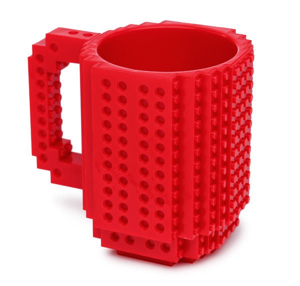 Unique LEGO Compatible Mug DIY Block Puzzle Mug - Madee's Boutique Mugs Madee's Boutique amazon lego coffee mug anniversary gift ideas