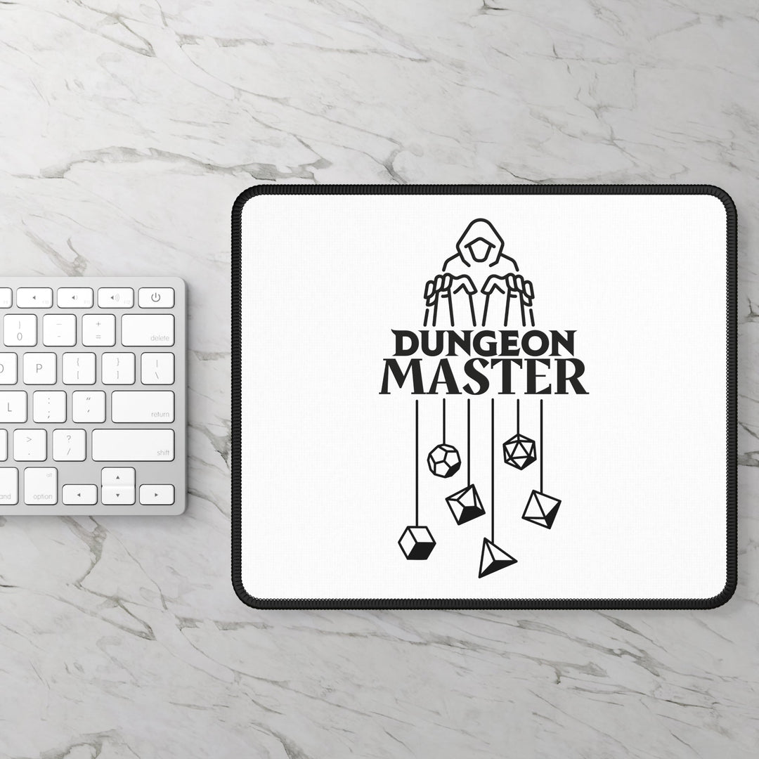White Dungeon Master Gaming Mouse Pad DND - Madee's Boutique Home Decor Printify Accessories best christmas gifts