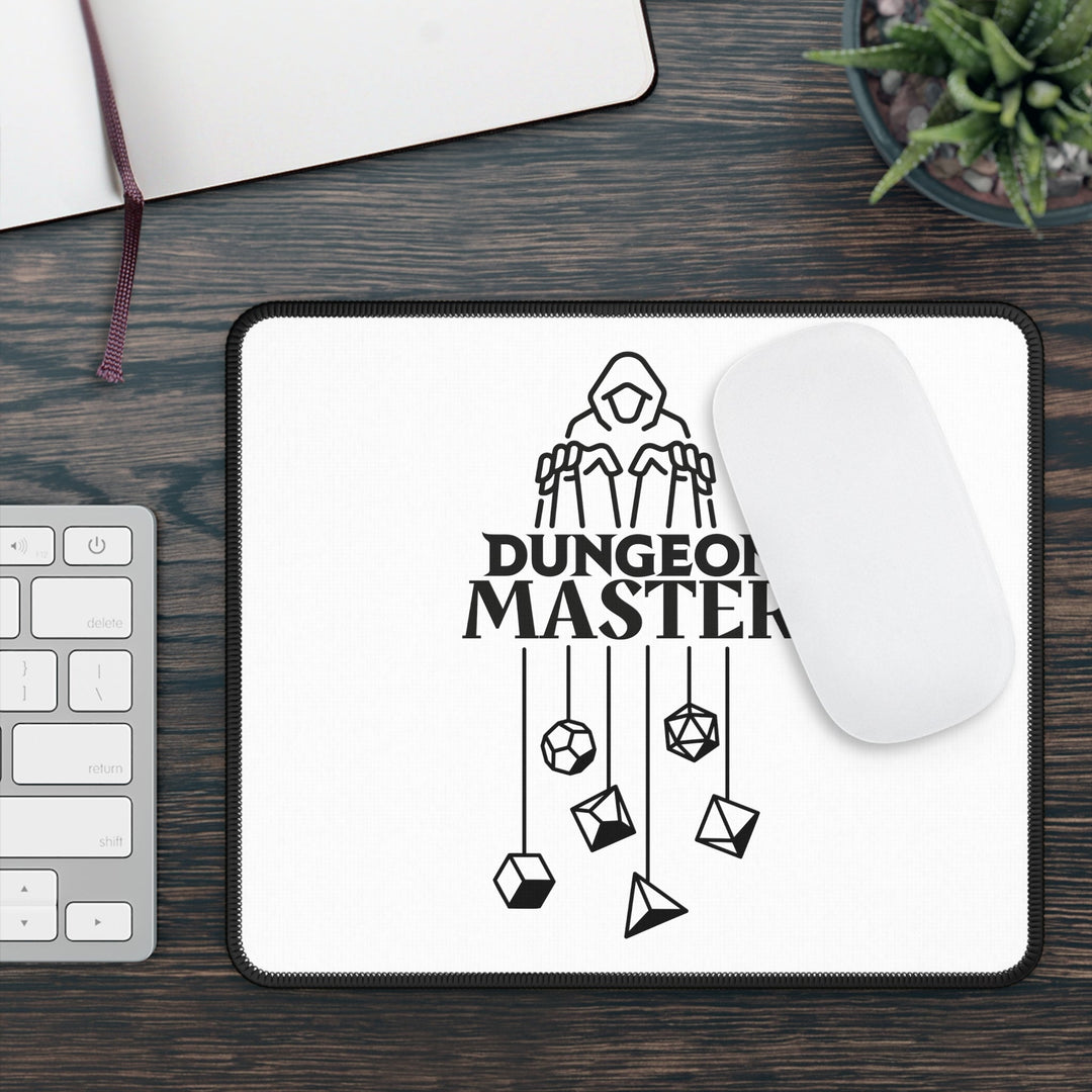 White Dungeon Master Gaming Mouse Pad DND - Madee's Boutique Home Decor Printify Accessories best christmas gifts