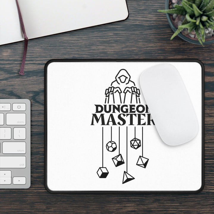 White Dungeon Master Gaming Mouse Pad DND - Madee's Boutique Home Decor Printify Accessories best christmas gifts