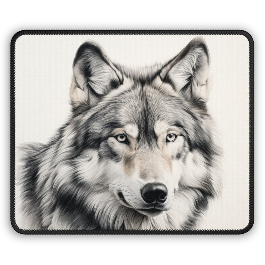 Wolf Mouse Pad MADEE'S EXCLUSIVES - Madee's Boutique Home Decor Printify Accessories beautiful wolf mouse pad