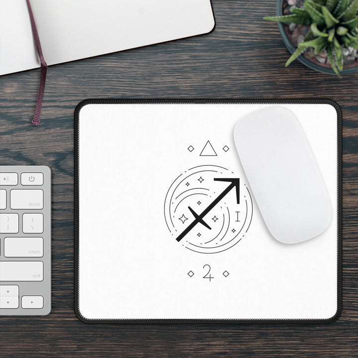 Zodiac Sagittarius Mouse Pad With 11 Design Choices - Madee's Boutique Home Decor Printify Accessories anniversary gift ideas